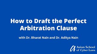 How to Draft the Perfect Arbitration Clause [upl. by Elisha]