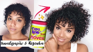 FINALIZAÇÃO DE CABELO CURTO 3B3C amp RESENHA TUDO DE BOM NOVEX [upl. by Armbruster]