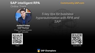 Key tips for business hyperautomation with RPA and SAP [upl. by Ordnaxela821]