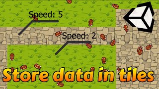 How to store data in tiles Unity Tilemap  Scriptable Objects [upl. by Gally]