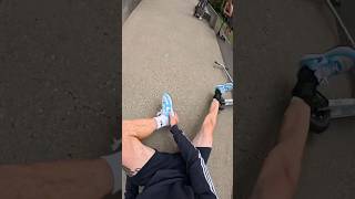 rest in peace my ankle💔 scooter skatepark challenge fail [upl. by Narcis]