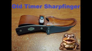 Old Timer Sharpfinger Unboxing and 1st Impressions [upl. by Biddie]