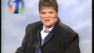 BRT TV1 omroepster 31121991 Margriet Hermans [upl. by Aenahs]