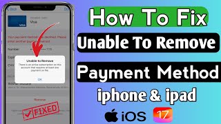 Your Payment Method Was Declined Error In App Store IOS 16 ✅ [upl. by Modern]