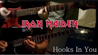 Iron Maiden  Hooks In You Dual Guitar Cover by Matty amp JJ [upl. by Welch]