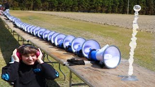 Breaking Glass Using Only Megaphones [upl. by Buchanan]