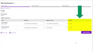 How to Pay 1099 Contract Employees in Patriot Payroll [upl. by Leirad]