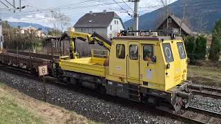 ÖBB Bauzug mit Makrofon in Spittal Drau [upl. by Oramlub165]