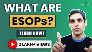 ESOP  Employee Stock Option Plan EXPLAINED in Hindi  Ankur Warikoo Startups  Startup Video [upl. by Potter]