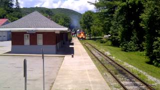 Excited Train Guy Nathan P5 Horn Riverside NY [upl. by Adi]