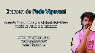 Examen de Fede Vigevani Aslin Vigevani [upl. by Adlin]