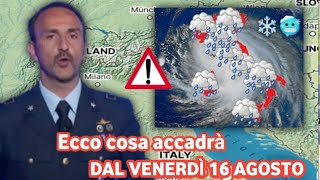 METEO ITALIA OTTIME NOTIZIE FINE DEL CALDO MA ATTENZIONE PER LARRIVO DI FORTISSIME TEMPESTE [upl. by Attekal]