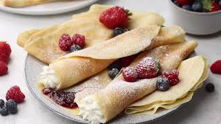 Best Crepe Recipe [upl. by Igal]