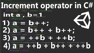 Increment operator in C pre and post increment  in Hindi  Pre and PostDecrement Operator in C [upl. by Aohsoj]