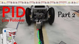 PID Line Follower for EV3 Part 2  K Values and How to Improve Performance [upl. by Akihsan]