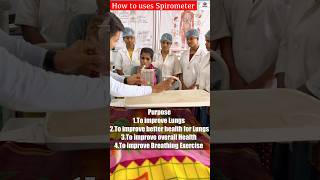 How to Use an Incentive Spirometer  Lungs Exercise  Health Sector nursing shorts spirometer [upl. by Suu]