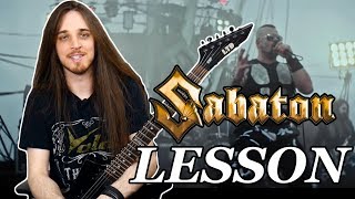 How To Play Bismarck by Sabaton  Guitar Solo Lesson [upl. by Barbara-Anne]