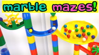 Giant Marble Mazes Teach Colors amp Counting [upl. by Maunsell798]