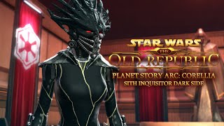 SWTOR ⦖Sith Inquisitor DS⦕  Planet Story Arc Corellia [upl. by Naneek]