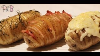 Panela de Barros  Batatas Hasselback ou Batatas Laminadas [upl. by Notlrac]