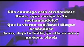 Sech Ft Anuel AA amp Karol G  Miss Lonely Remix 2  letra [upl. by Volotta]