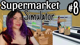 Compramos 2 licencias 🤑 y expandimos el almacenamiento 🛒 en el supermarket simulator 8  Danyela [upl. by Francis]