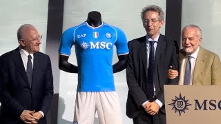 De Luca e Manfredi con la nuova maglia Napoli sentite cosa dice ADL 😂💙 [upl. by Claiborne407]