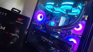 troquei minha rx 6750 XT por uma rtx 3070 triplo fan que diferença [upl. by Ahsenit98]