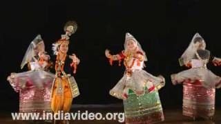 Ras Lila Manipuri dance India [upl. by Phiona]