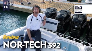 ENG FAST BOAT NORTECH 392  Extreme Speed Ride  The Boat Show [upl. by Jabon]