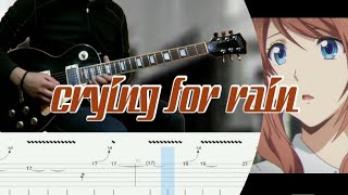 How to play  crying for rainkawaki wo amekuMinamiguitar solo with Tab lessondomestic na kanojo [upl. by Brina907]