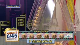 LIVE PCSO 900 PM Lotto Draw  January 22 2024 [upl. by Toscano555]