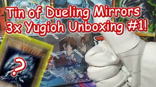 NEW YEAR NEW TIN Yugioh 3x Tin of Dueling Mirrors unboxing [upl. by Eceerahs]