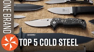 Top 5 Cold Steel Knives  One Brand Collection Challenge [upl. by Spitzer]