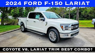 2024 Ford F150 Lariat 50L V8  POV Review amp Test Drive  Best Trim to Get With V8 Or Ecoboost [upl. by Ramin]