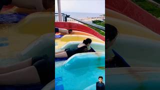 Swimming Pool Swimming Prank shorts swimming fitness flyboard bluesilver waterpark [upl. by Nnairret]