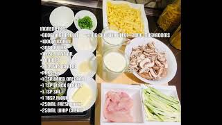 CREAM CHICKEN TAGLIATELLE RECIPE  LANZ SCHMITZ  Vlog 10 [upl. by Leta72]