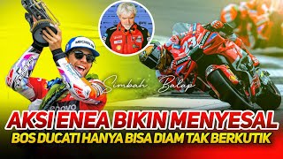 ENEA JUARA🔥BOS DUCATI LANGSUNG DIAM SEKETIKA MELIHAT ENEA BUKTIKAN KUALITAS ASAPI PECCO DAN MARTIN [upl. by Orsay]