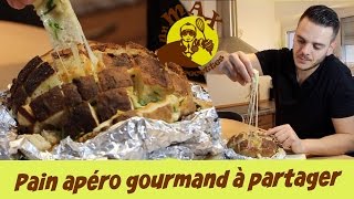 Pain apéro ULTRA GOURMAND et SIMPLE à faire à partager sans modération [upl. by Nnayllek]