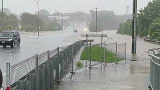 Morayfield Flooding 2022  Walking Around In The Heavy Rain [upl. by Tiphanie307]