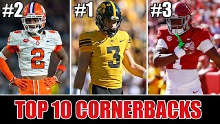 Top 10 CORNERBACKS In The 2024 NFL Draft  Post Season Rankings [upl. by Notsniw436]