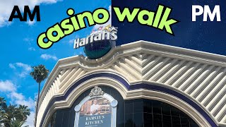 Harrahs Casino Floor Walk  AM vs PM [upl. by Zia908]