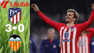 Atletico Madrid vs Valencia 30 Spain La Liga 20242025 [upl. by Ghiselin]