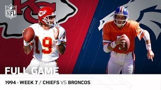 Chiefs vs Broncos Joe Montana vs John Elway The Final Showdown  Week 7 1994  NFL Full Game [upl. by Cathyleen]