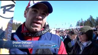 Coupe du monde de ski alpin Interviews au bas de La Nationale [upl. by Enitsyrhc914]