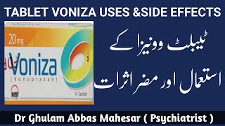 Tablet Voniza Uses And Side Effects in UrduHindi  Dr Ghulam Abbas Mahessar [upl. by Inattirb393]