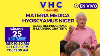 Materia médica  HYOSCYAMUS NIGER  Programa Elearning en Homeopatía Clásica [upl. by Erastatus970]