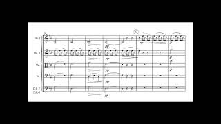 Symphony 1 2nd mov Kalinnikov for easy string orchestra [upl. by Dulcy]