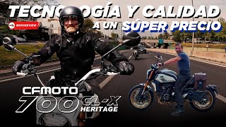 ADVERTENCIA Si te gusta lo CLÁSICO esta podría ser tu moto CFMOTO 700CLX HERITAGE [upl. by Yelik]