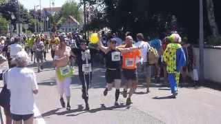 Marathon du vignoble dAlsace 2013  Finish in Molsheim Alsace [upl. by Aysahc203]